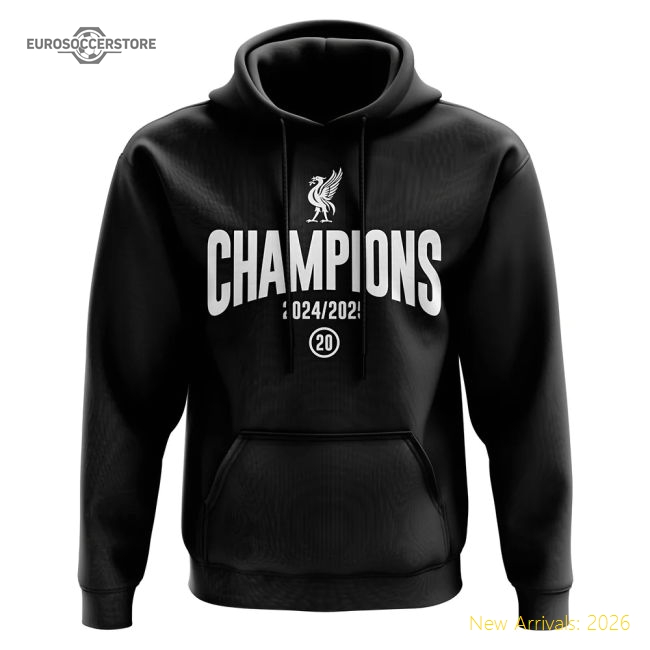 Authentic Liverpool 2024-2025 Champions Hoody (black) - Premium