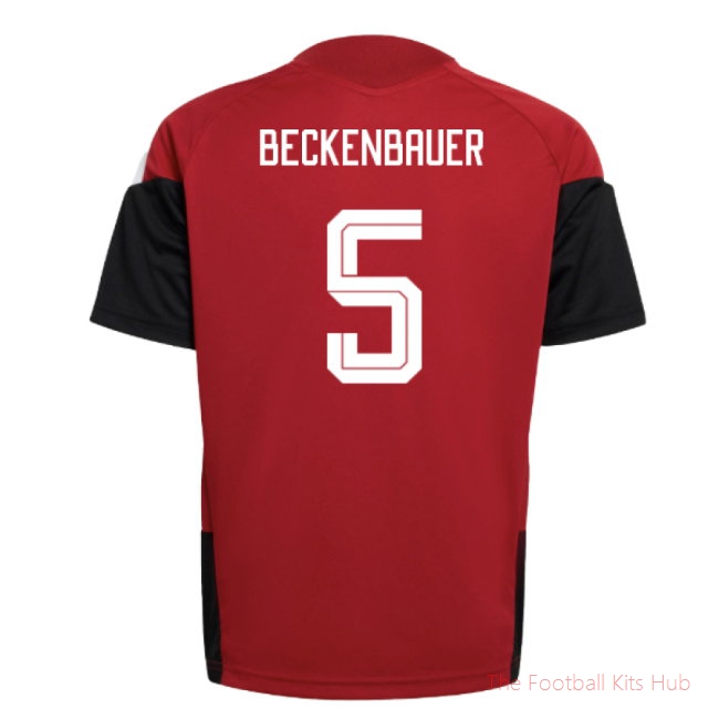 [LK] 2026/27 Germany Training Jersey (Red) - Kids (Beckenbauer 5)