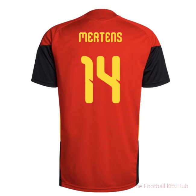 2026-2027 Belgium Training Jersey (Red) (Mertens 14)