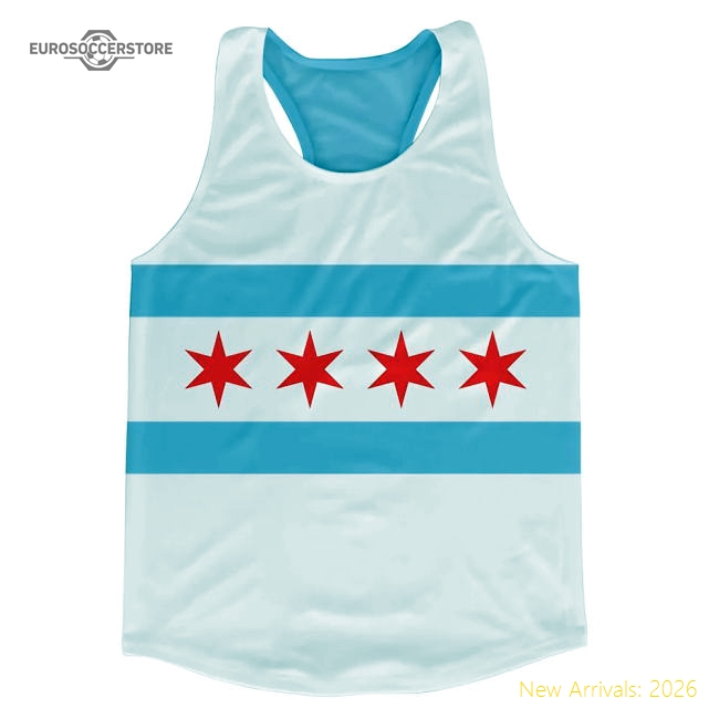 Chicago Flag Running Vest - Fan Collection - Match Quality