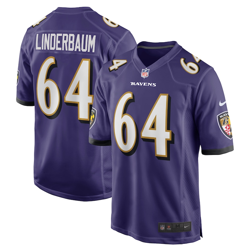 None Tyler Linderbaum Baltimore Ravens Energetic Limited Edition