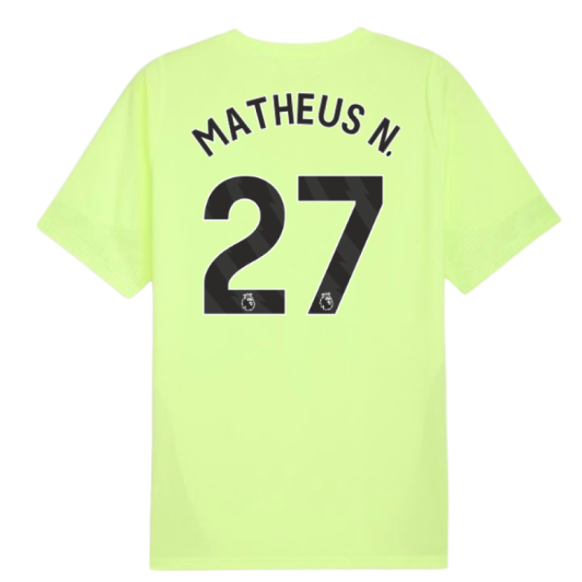 2025-2026 City Man Training Jersey (Fizzy Apple) (Matheus N. 27)