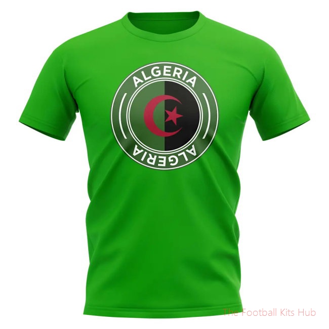 Algeria Football Badge T-Shirt (Green)