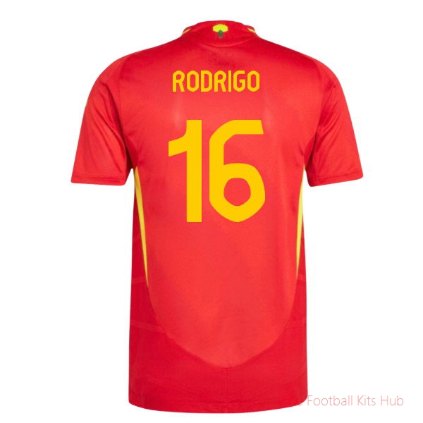 2024-2025 Spain Authentic Home Shirt (Rodrigo 16)