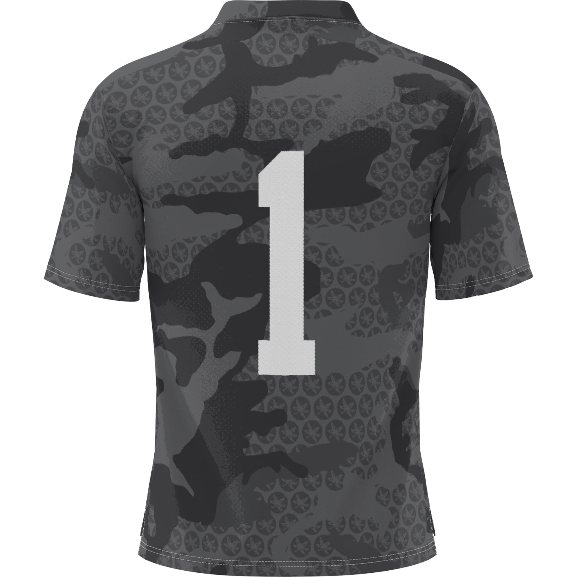 #1 Ohio State Buckeyes GameDay Greats Youth Camo Football Jersey - Black