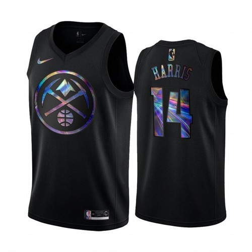 76ers Black Denver Nuggets #14 Nike Jersey - Basketball Jersey