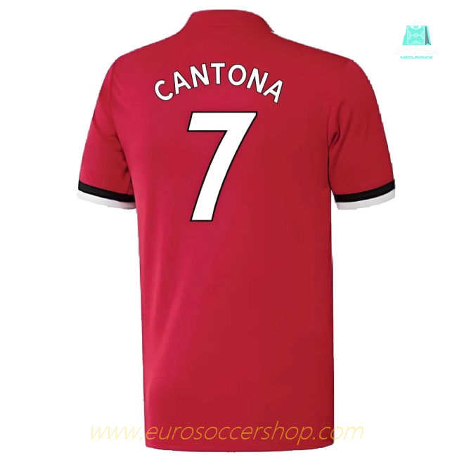 Manchester United 2017-18 Home Shirt ((Excellent) 4-5 Year) (Cantona 7)