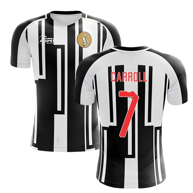 Official Newcastle Newcastle Home Concept Football Shirt Carroll #...