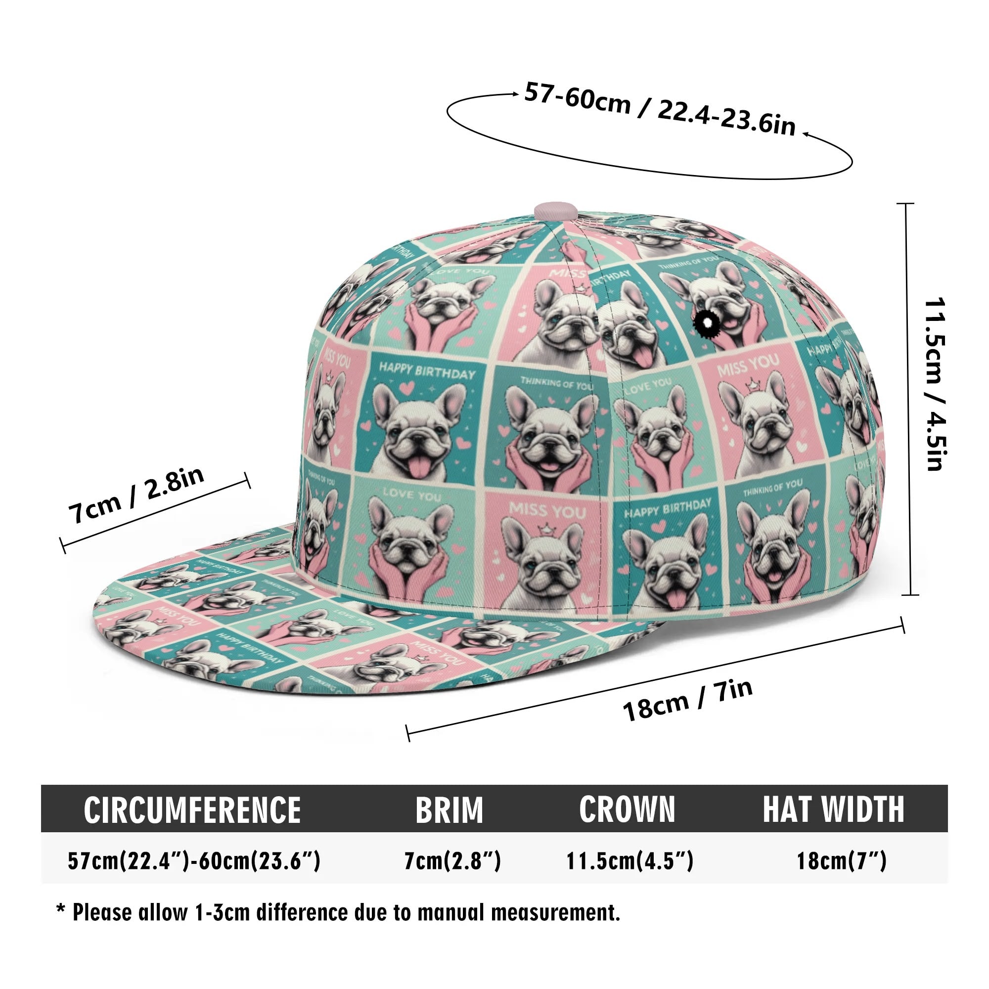 Culture-Inspired Milo - Cap For Frenchie Lovers for Pet Enthusiasts