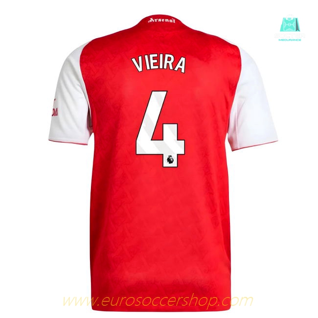 2025-2026 Arsenal Authentic Home Shirt (Vieira 4)