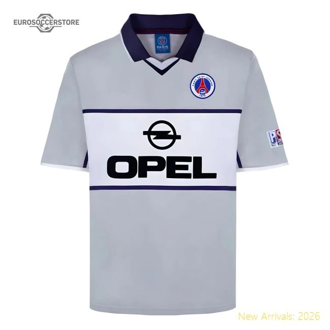 Top-Quality Professional-Grade Psg 2000 Paris Saint Germain Away Shirt