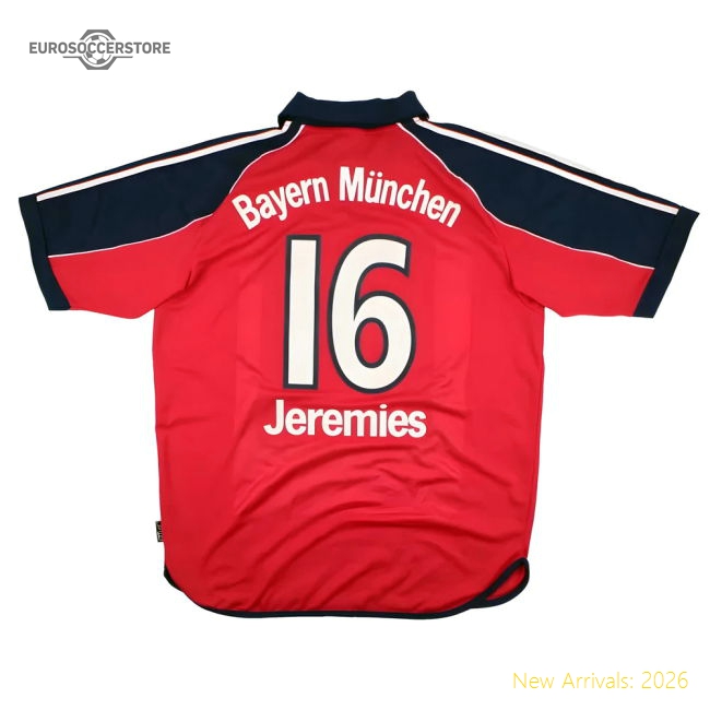 Genuine Bayern Munich 1999-01 Home Shirt (M) Jeremies #16 (Excellent)