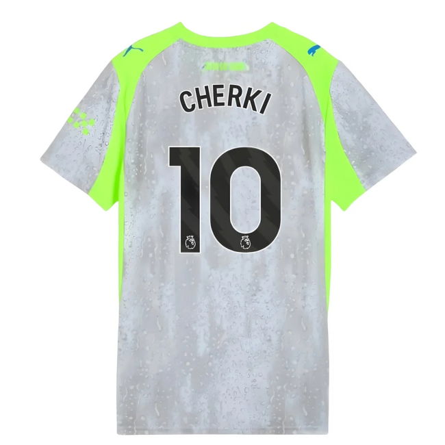 2025-2026 Man City Third Shirt (Womens) (Cherki 10) (Limited Edition)