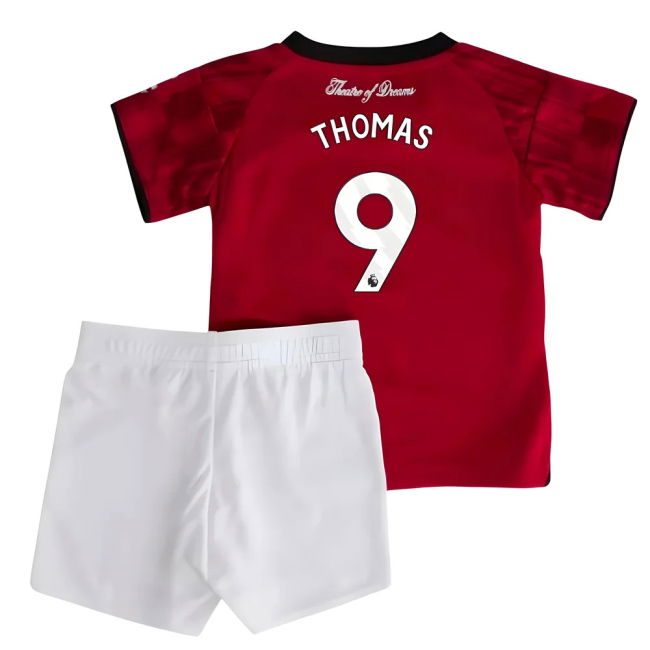2025-20 Man Utd Home Football Shirt Thomas Name Number M S