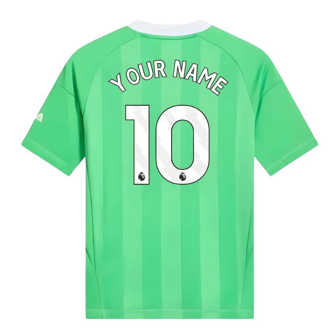 vintage 2025-2026 Arsenal Third Goalkeeper Shirt (Green) - Kids (Yo...