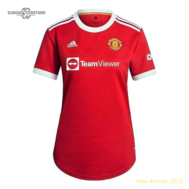 Top-Grade Premium Man Utd 2021-2022 Main Classic Shirt Ladies