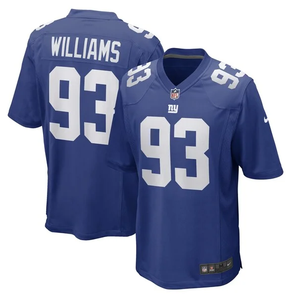 None Nick Williams Game Jersey - Royal | NFL Player Jersey | NFL Footb