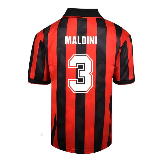 2025-2026 Milan Home Football Shirt (MALDINI 3) | Durable Sale Price