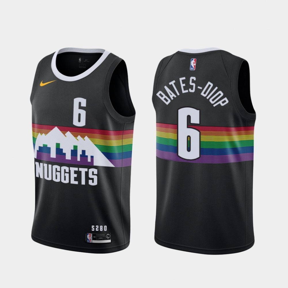 Elite Jersey Denver Nuggets 6 Black - - Must-Have Jersey
