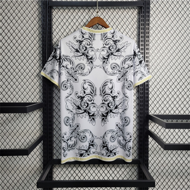 Official Italy X Versace White Shirt - Official Replica 17023