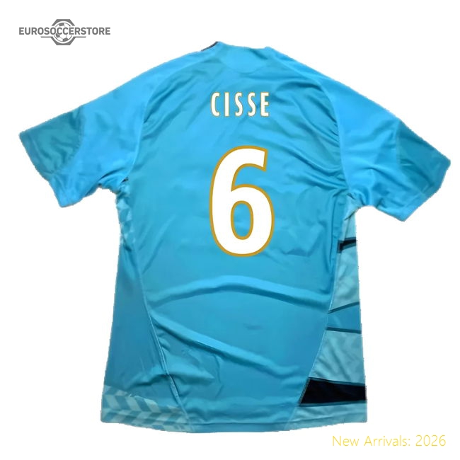 Match-Day Marseille 2009-10 Away Shirt ((Excellent) M) (Cisse 6)
