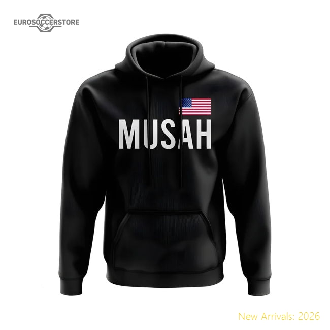 Yunus Musah American National Team Name Hoody (black) - Supporter Edition
