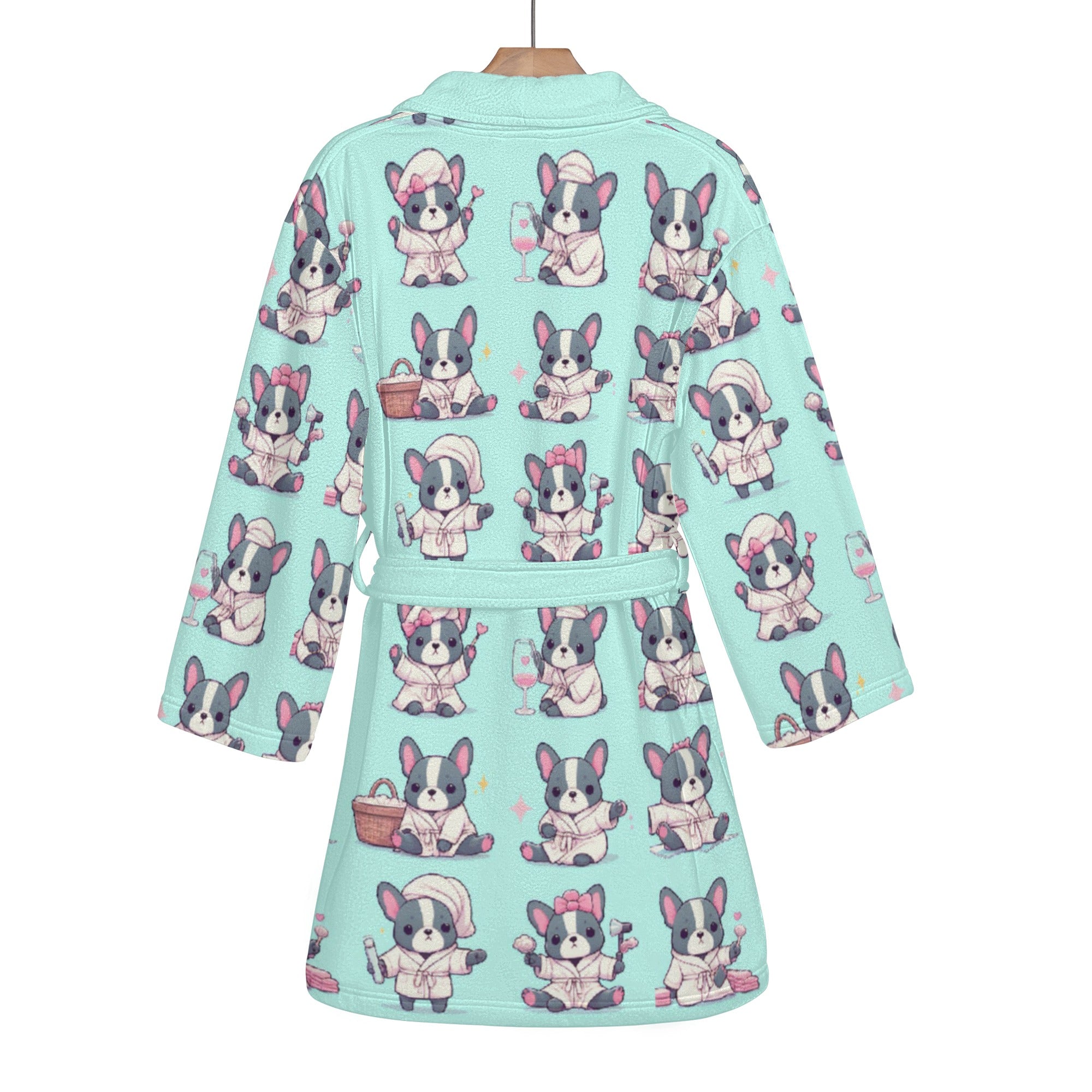 Mia - Bulldog Women Bathrobe Summer Wear | Vet-recommended