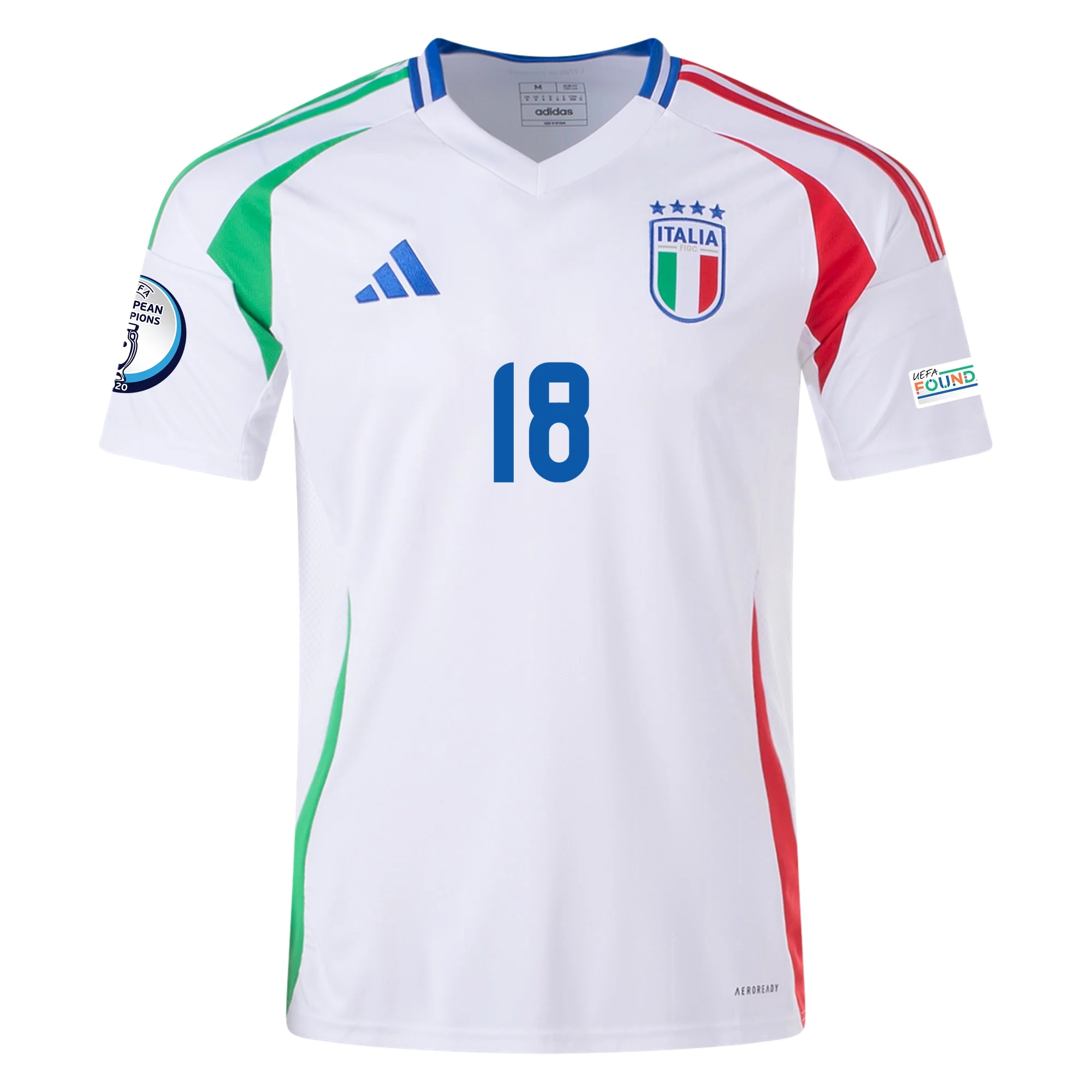 Italy 2024-2025 UEFA Euro Away Shirt –  Match Day Version S