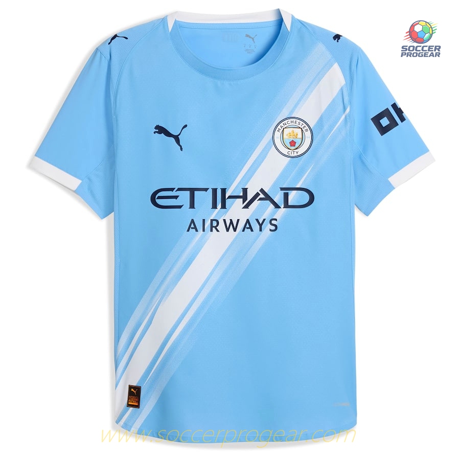 Manchester City Home Match Shirt 2025-26 Edition