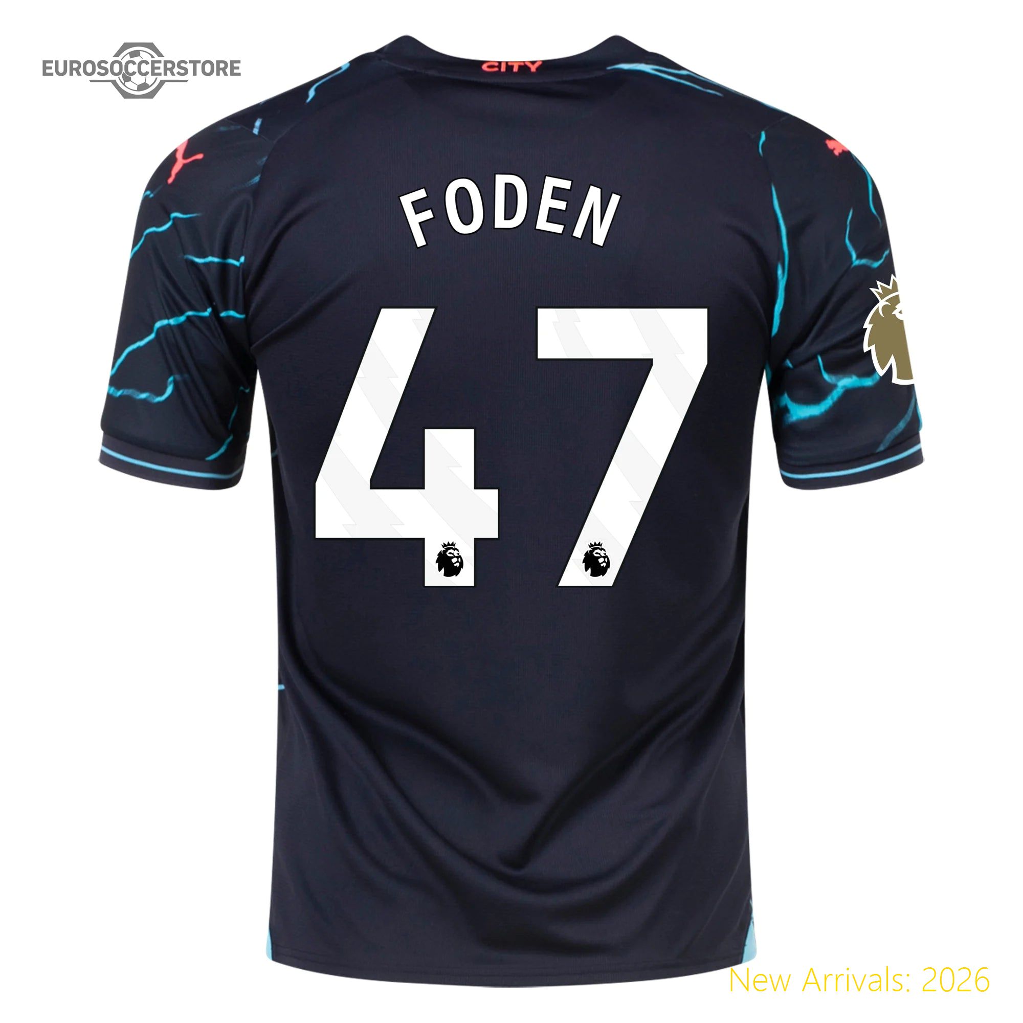 Sleek Design Men High-quality Mci Football Legend Third Jersey 2023