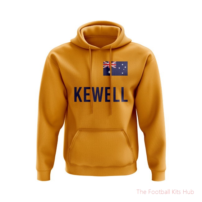 Harry Kewell Australia Name Hoody (Gold)