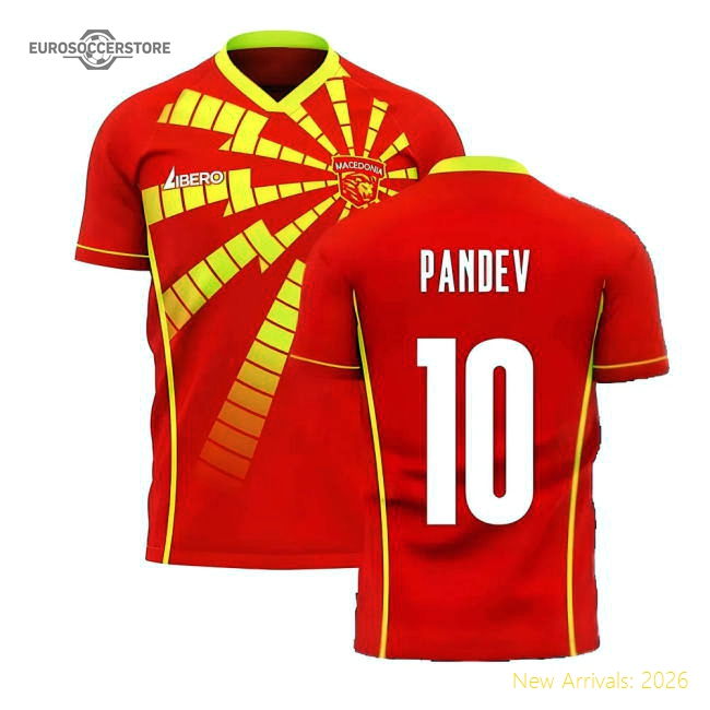 Macedonia 2025 Home Jersey Shirt Football Fan Apparel Football Fan Supporter Collection