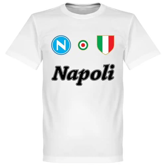 Napoli Team - White football T-Shirt (Unisex