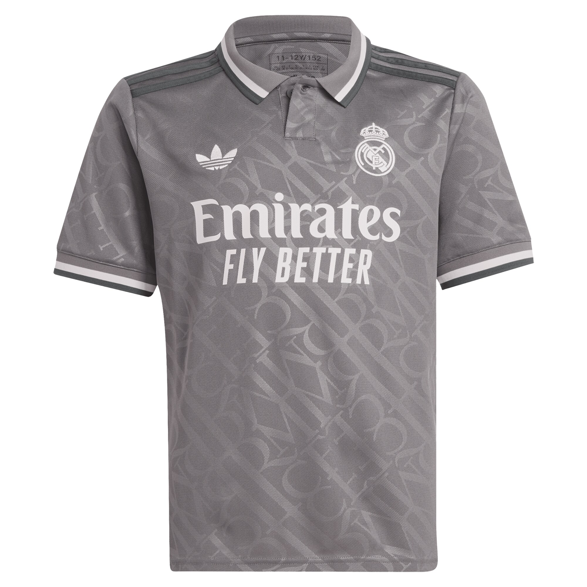 [SJH] Jude Bellingham #5 Real Madrid Originals Youth 2024/25 Third Replica Player Jersey - Charcoal