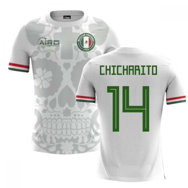 Chicharito 14 Rare Rare Quality Mexico Away Collector Jersey