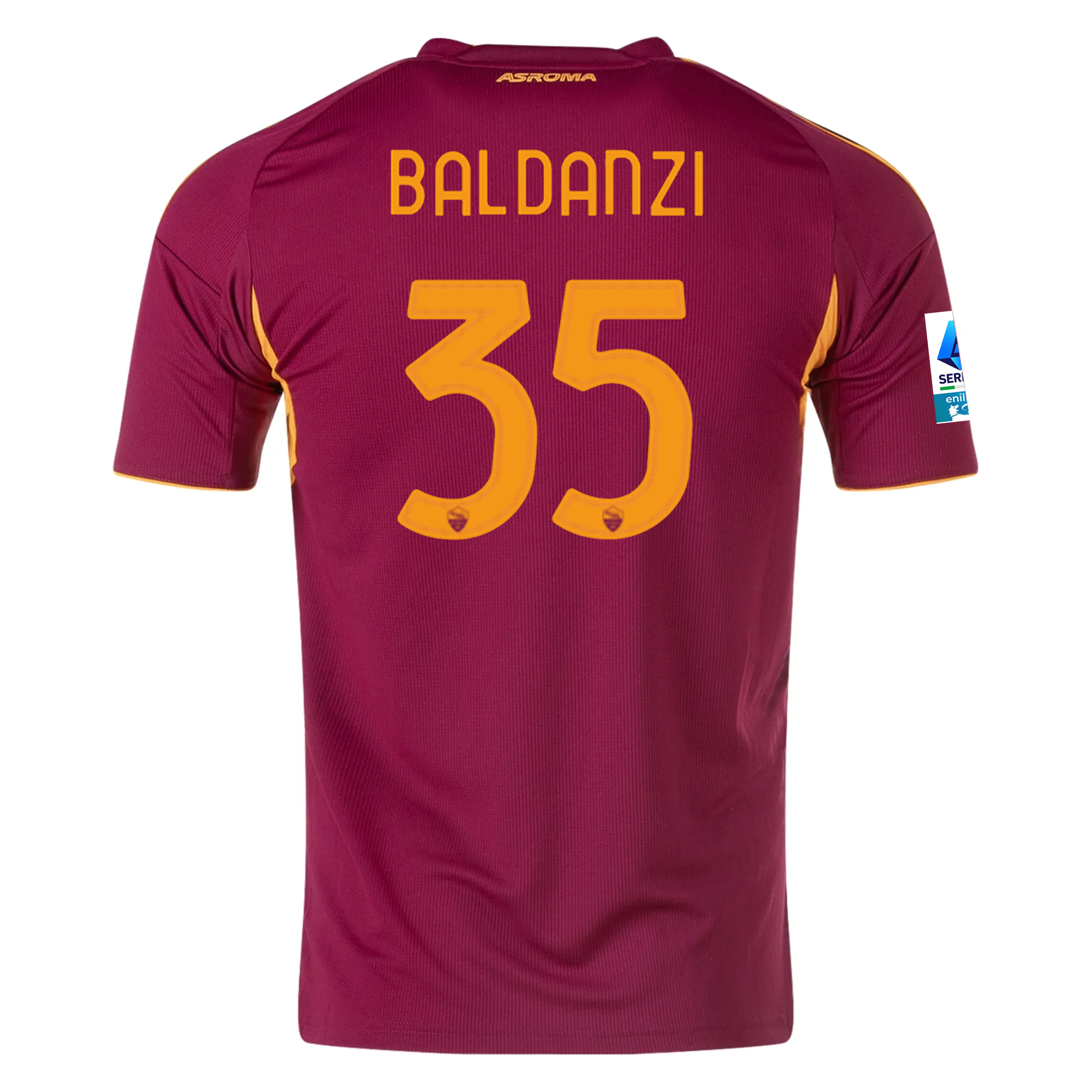 AS Roma Baldanzi 2025-2026 Ser Home Jersey – Authentic Shirt