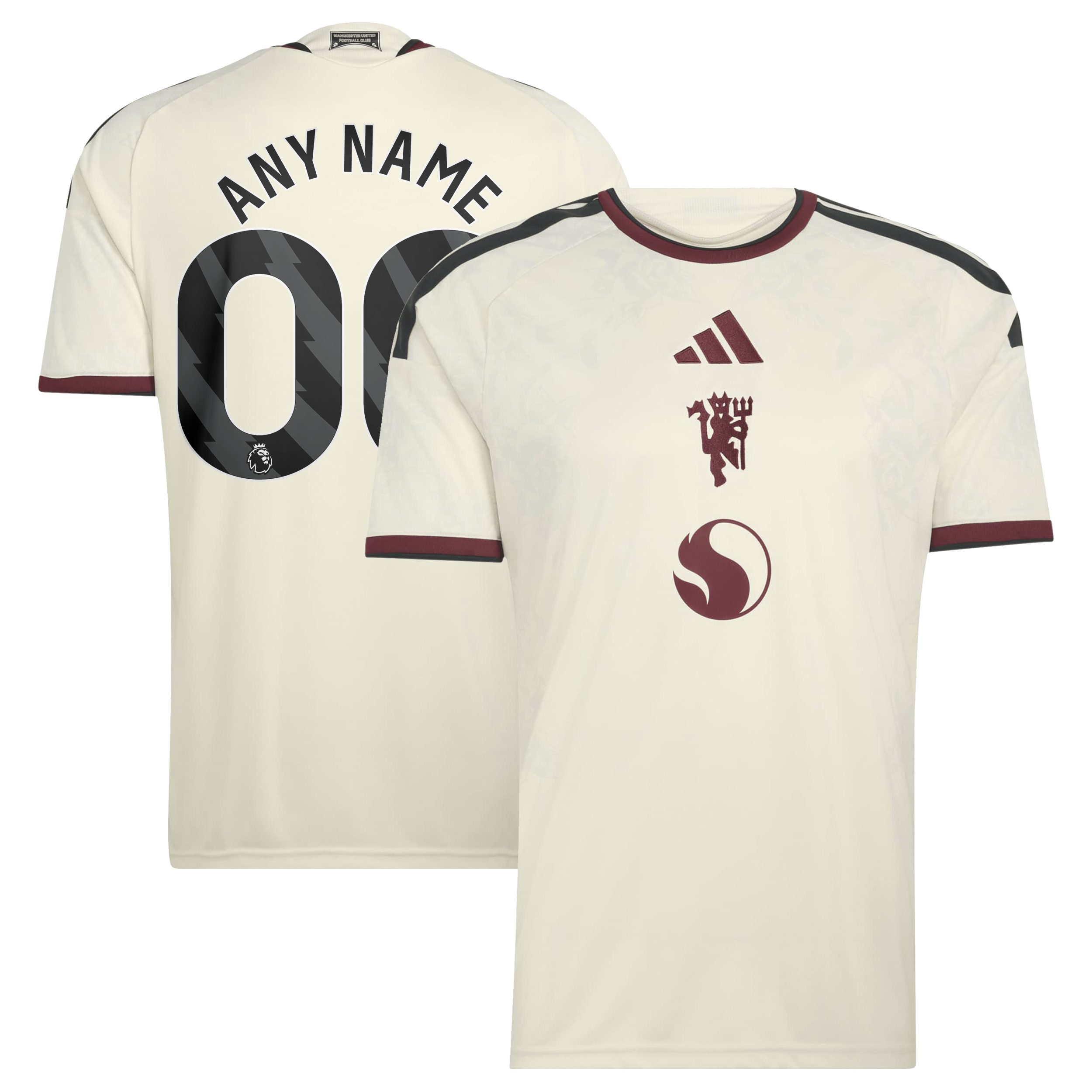 [SJH] Manchester United 2026/27 Third Replica Custom Jersey - Cream
