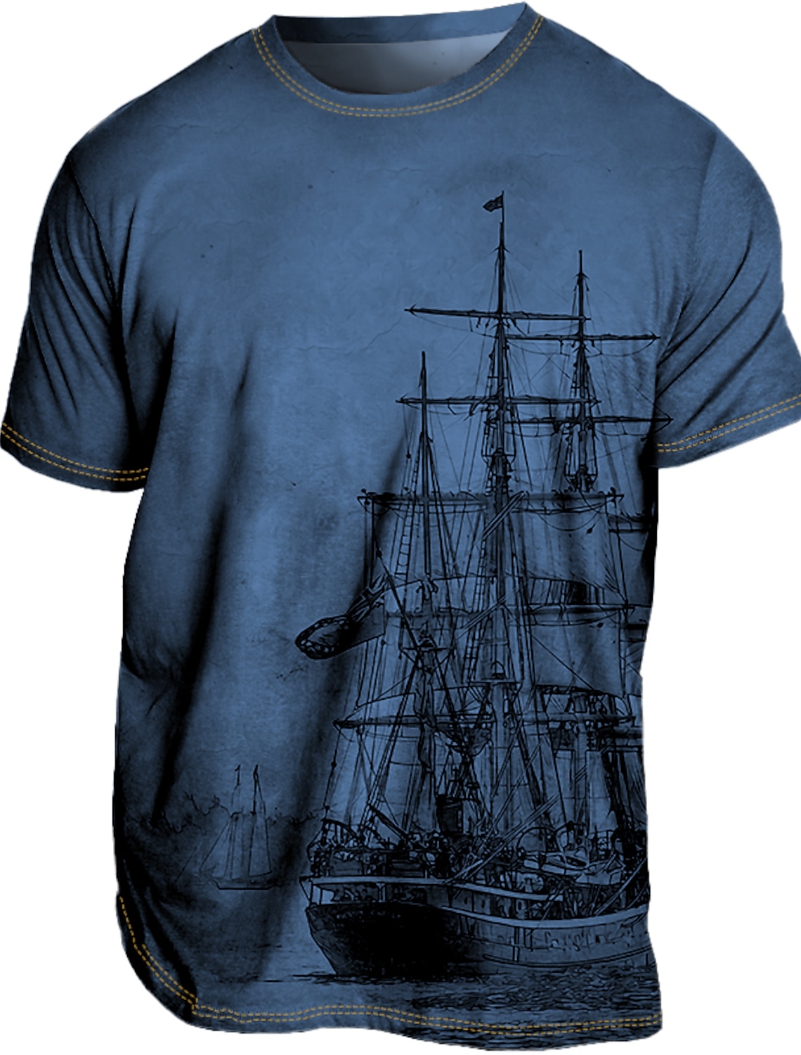 Men's Plus Size T shirt Tee Big and Tall Graphic Crew Neck Print Short