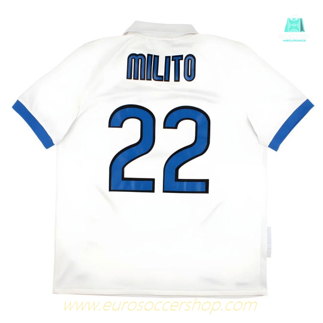 Inter Milan 2009-10 Away Shirt (L) Milito #22 (Very Good)