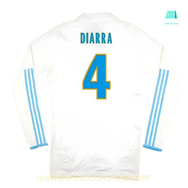 Marseille 2011-12 Player Spec Long Sleeve Home Shirt ((Excellent) L) (Diarra 4)