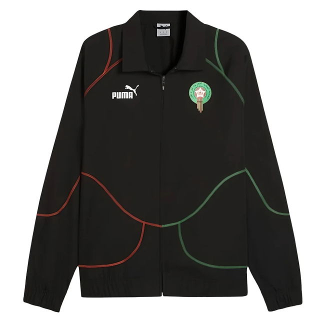 Elite 2025-2026 Morocco Ftblstatement Track Jacket (Black)