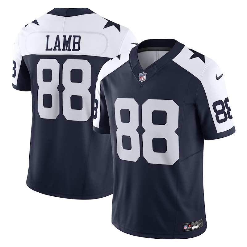 None CeeDee Lamb DAL Cowboys Powerful Premium Material Jersey