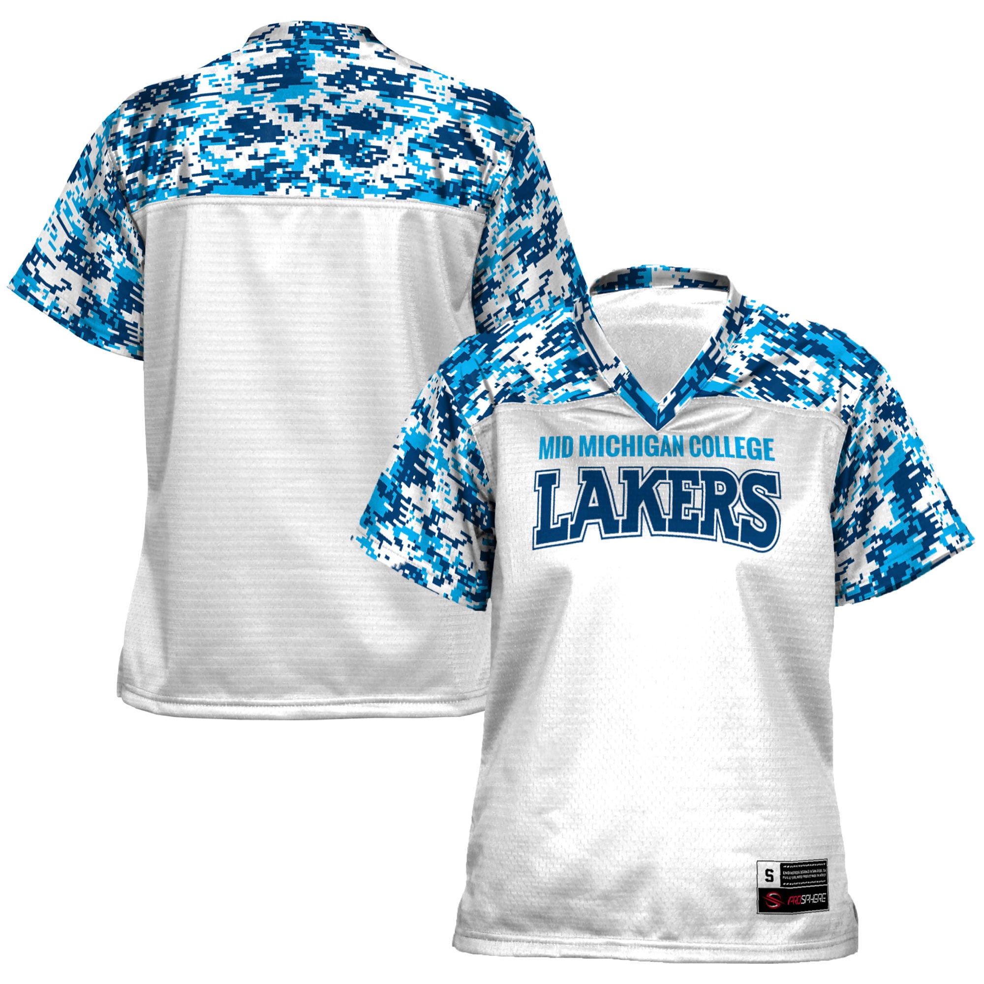 Women's White Mid Michigan College Football Jersey