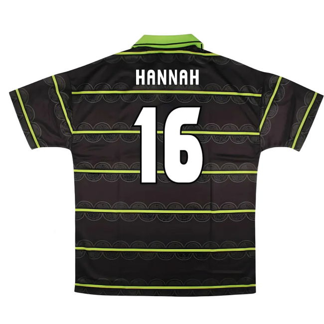 Professional 1998-1998 Celtic Away Away Hannah 16 With Vintage Design