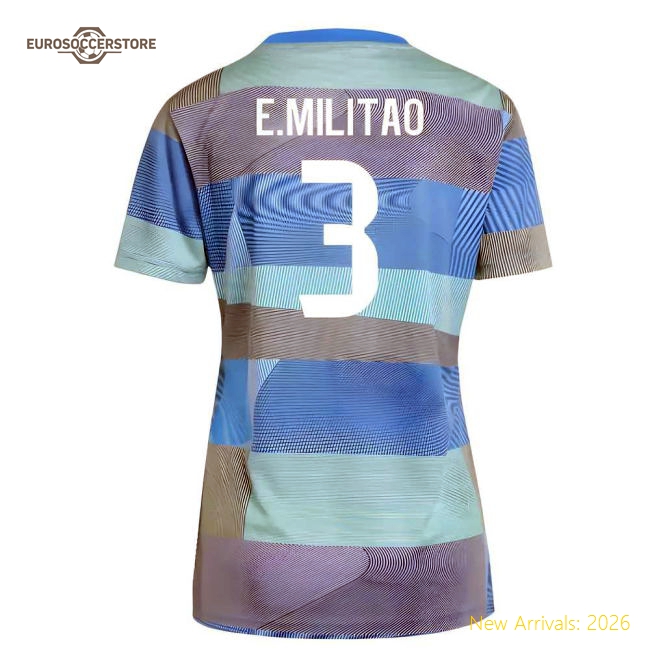 Premium Womens Football Team E.militao Jersey 2025-2026 Lightweight