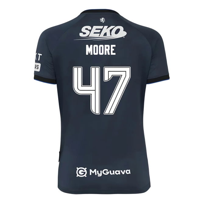 Durable 2025-2026 Rangers Third Third Moore 47 With Modern Design -