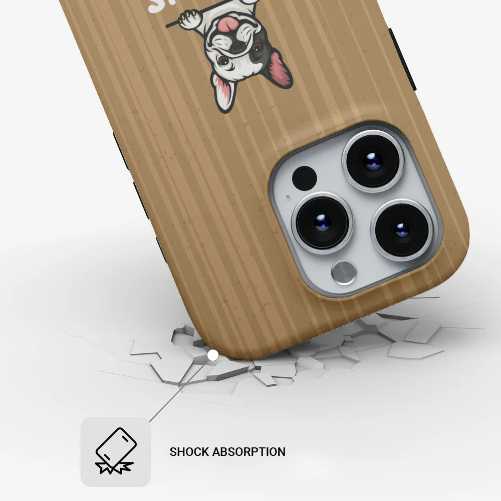Cozy Barkley - Personalized Dual-layer Phone Case for Pet Enthusiasts