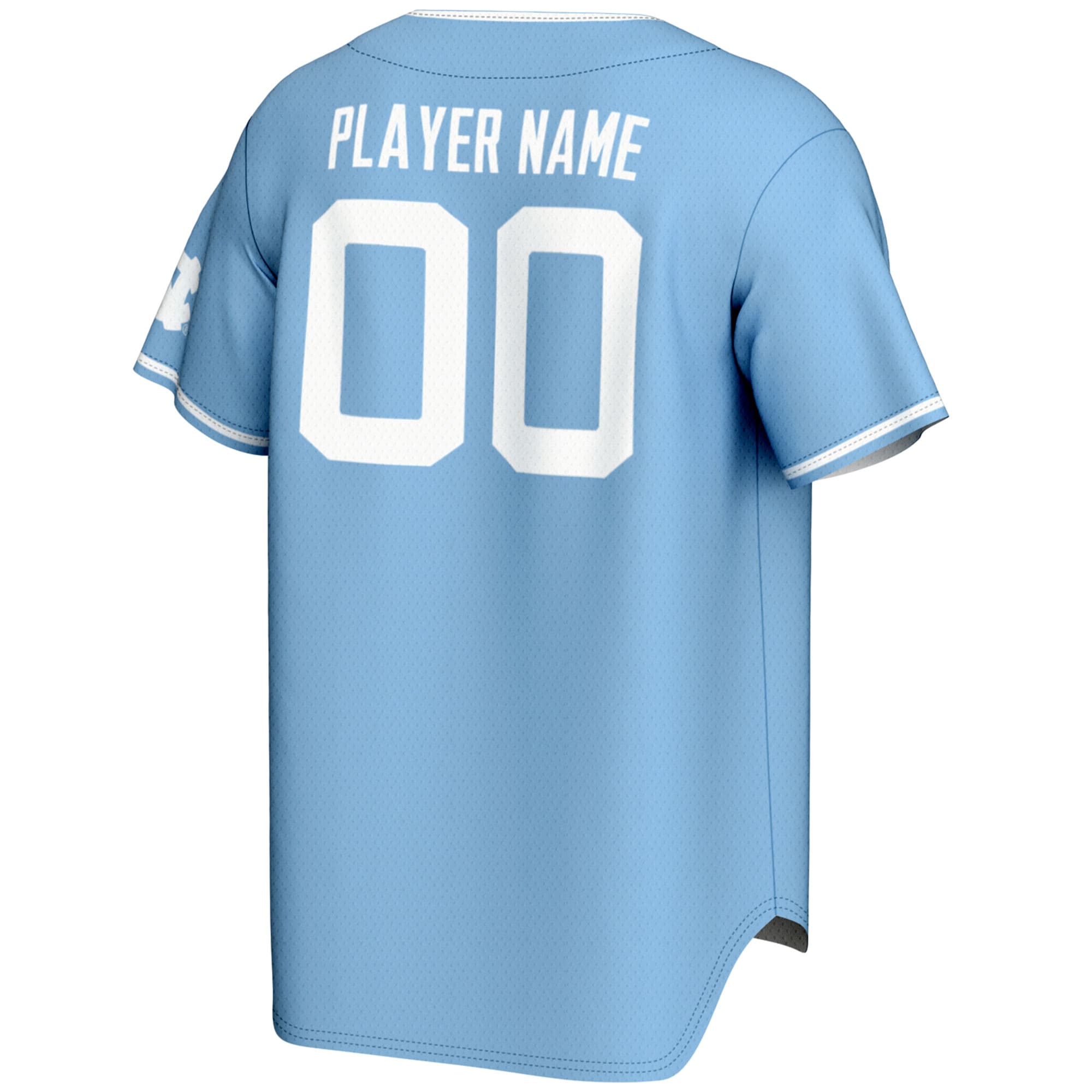 [NJP] North Carolina Tar Heels GameDay Greats NIL Pick-A-Player Lightweight Baseball Jersey - Carolina Blue