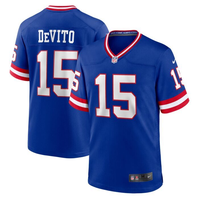 None Men's Record-Breaker NY Giants Pro-Level Jersey Game Day Wear