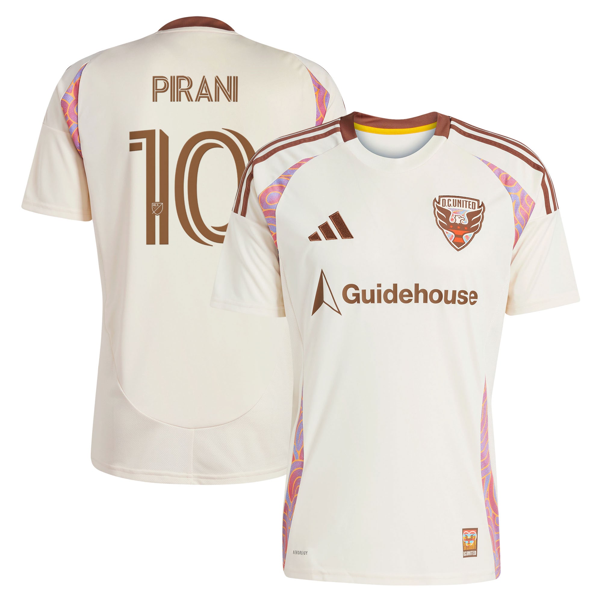 [SJH] Gabriel Pirani D.C. United 2025 The Soul Kit Replica Jersey - Natural